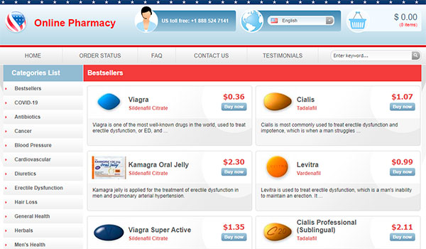 online pharmacy no prescription.